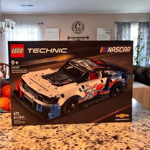 LEGO Technic NASCAR Next Gen Chevrolet Camaro in Black, White, and Red